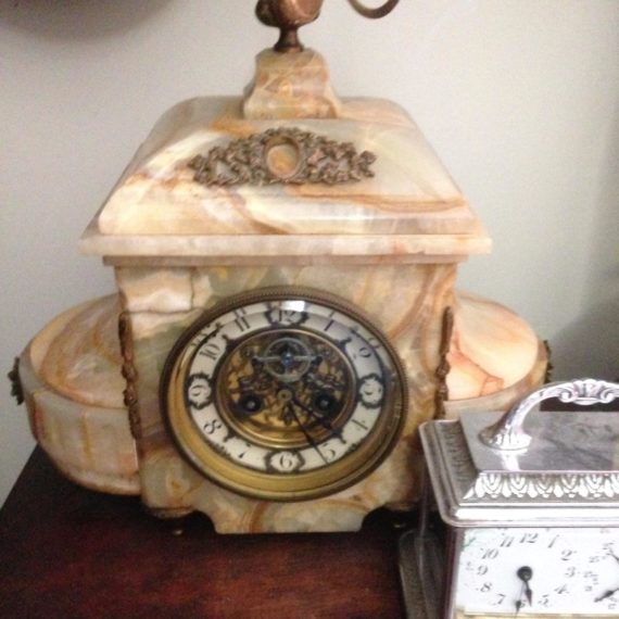 antique ships clock