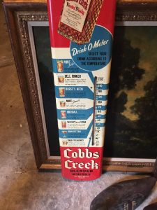 collectible thermometer cobbs creek